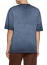 Back View - Click To Enlarge - HERNO - Garment Dyed Embroidered Logo Cotton T-Shirt
