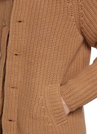  - HERNO - Hooded Wool Knit Cardigan