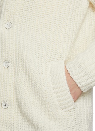  - HERNO - Hooded Wool Knit Cardigan