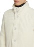  - HERNO - Hooded Wool Knit Cardigan