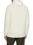 Back View - Click To Enlarge - HERNO - Hooded Wool Knit Cardigan