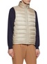 Detail View - Click To Enlarge - HERNO - Reversible Hooded Down Vest