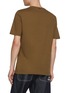Back View - Click To Enlarge - HERNO - Crewneck Cotton T-Shirt