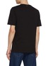 Back View - Click To Enlarge - HERNO - Crewneck Cotton T-Shirt