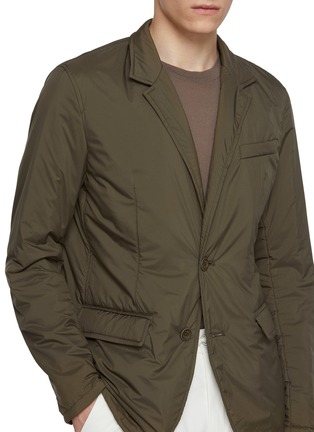  - HERNO - Detachable Bib Single Breasted Puffer Blazer