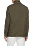 Back View - Click To Enlarge - HERNO - Detachable Bib Single Breasted Puffer Blazer