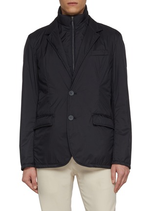 Main View - Click To Enlarge - HERNO - Single Breasted Puffer Blazer