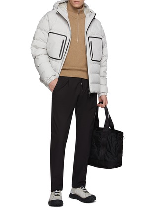 Figure View - Click To Enlarge - HERNO - Hooded Windstopper Puffer Jacket
