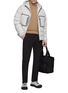 Figure View - Click To Enlarge - HERNO - Hooded Windstopper Puffer Jacket