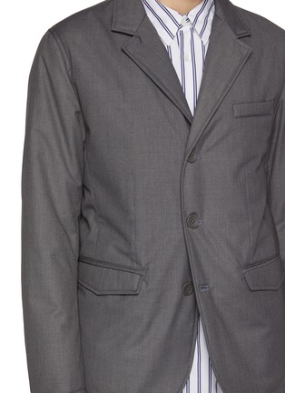  - HERNO - Single Breasted Notch Lapel Blazer
