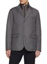 Main View - Click To Enlarge Main View - Click To Enlarge - HERNO - Single Breasted Notch Lapel Blazer