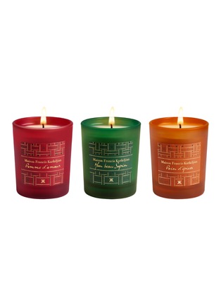 Main View - Click To Enlarge - MAISON FRANCIS KURKDJIAN - Limited Edition Trio Of Scented Candles
