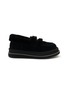 Main View - Click To Enlarge - UGG - X sacai Flat Platform Suede Shearling Loafers