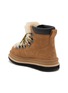  - UGG - X sacai Flat Platform Ankle Suede Shearling Hiker Boots