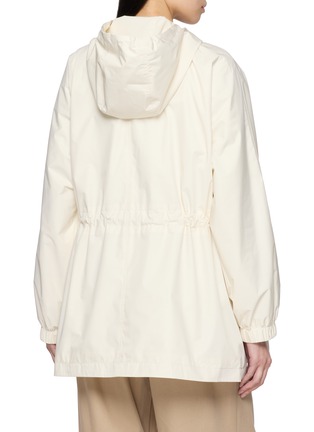 Back View - Click To Enlarge - YVES SALOMON - Hooded Zip Up Parka Coat