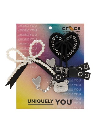 Main View - Click To Enlarge Main View - Click To Enlarge - CROCS - Indie Luxe Silver Jibbitz Charm — Set of 5