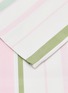 Detail View - Click To Enlarge - LAGOM - Cotton Queen Size Bed Set of 4 — Light Pink/Light Green Stripes