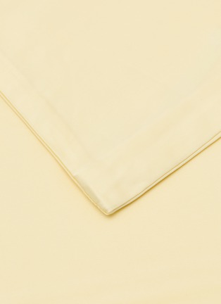 Detail View - Click To Enlarge - LAGOM - Cotton Twin Size Duvet Cover — York Yellow