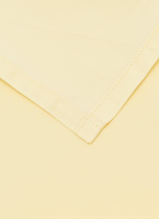 Detail View - Click To Enlarge - LAGOM - Cotton King Size Flat Sheet — York Yellow