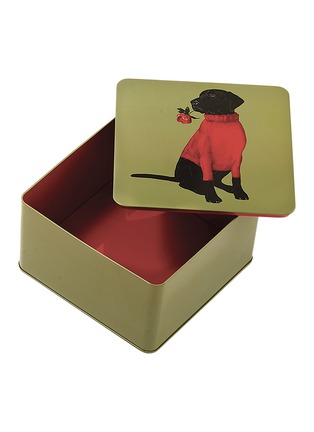 Detail View - Click To Enlarge - GANGZAÏ - Square Tin Box — Toox