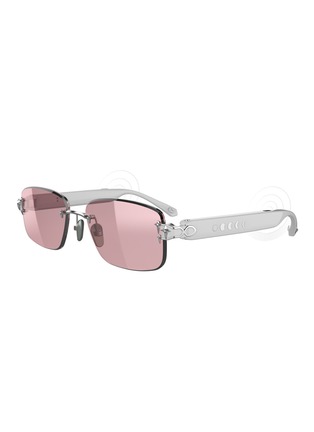 - CHAMELO - Aura Audio Sunglasses — White/Calm