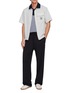 Figure View - Click To Enlarge - SOUTHCAPE - Embossed Dinosaur Logo Polo Shirt