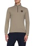 SOUTHCAPE Stand Collar Half Zip T-Shirt