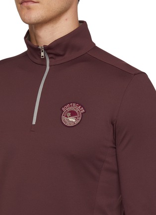  - SOUTHCAPE - Stand Collar Half Zip T-Shirt