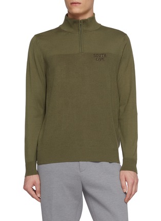 Main View - Click To Enlarge - SOUTHCAPE - Stand Collar Panel Top