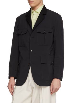 Detail View - Click To Enlarge - EQUIL - Single Breasted Wool Blazer