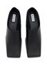 Detail View - Click To Enlarge - ALAÏA - Square Toe Leather Loafer Flats