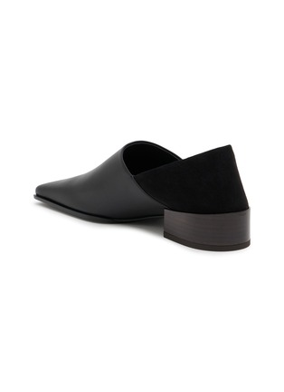 - ALAÏA - Square Toe Leather Loafer Flats