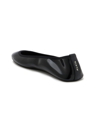  - ALAÏA - Flat Flex Stretch Patent Ballerina