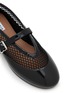  - ALAÏA - La Ballerine Fishnet Mary Jane Flats