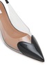 Detail View - Click To Enlarge - ALAÏA - Le Coeur 55 Patent Leather PVC Slingback Pumps