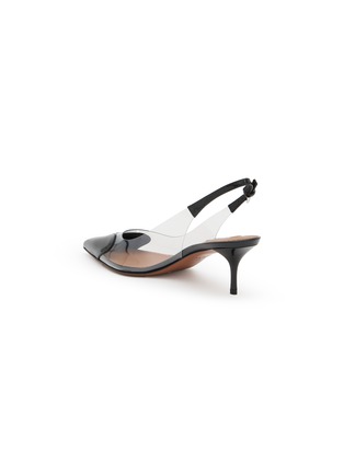  - ALAÏA - Le Coeur 55 Patent Leather PVC Slingback Pumps