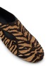 Detail View - Click To Enlarge - ALAÏA - Flat Flex Haircalf Leather Slippers