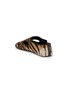  - ALAÏA - Flat Flex Haircalf Leather Slippers