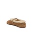  - ALAÏA - La Ballerine Shearling Suede Mary Jane Flats