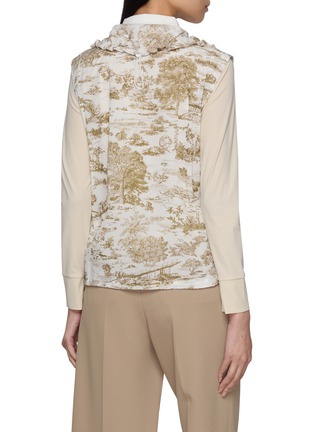 Back View - Click To Enlarge - SOUTHCAPE - Namhae Heritage Print Mesh Vest