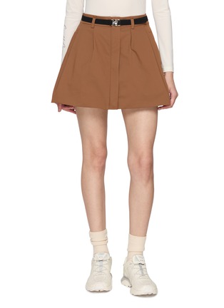 Main View - Click To Enlarge - SOUTHCAPE - 2-Way Belted Mini Skirt