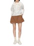 Figure View - Click To Enlarge - SOUTHCAPE - 2-Way Belted Mini Skirt