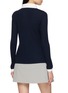 Back View - Click To Enlarge - SOUTHCAPE - Double Layered Long Sleeve Wool Top