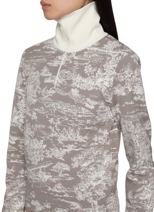  - SOUTHCAPE - Nature Print Half Zip Knit Jumper