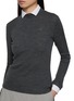  - SOUTHCAPE - Long Sleeve Contrast Collar Knit Base Layer Top