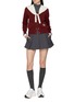 Figure View - Click To Enlarge - SOUTHCAPE - Sailor Collar Wool Cardigan