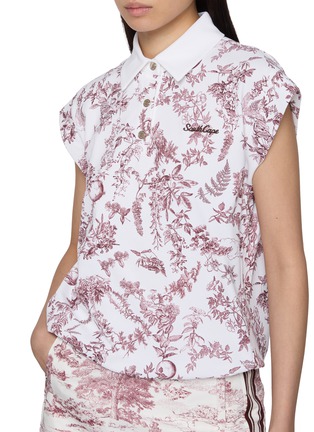  - SOUTHCAPE - Sleeveless Nature Print Top