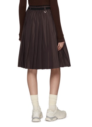 Back View - Click To Enlarge - SOUTHCAPE - Belted Pleated Skirt