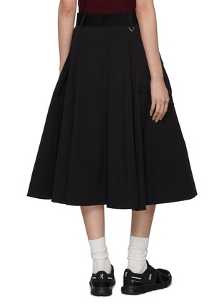 Back View - Click To Enlarge - SOUTHCAPE - Flared Midi Skirt