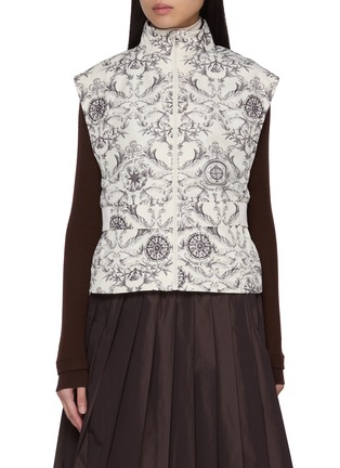 Main View - Click To Enlarge - SOUTHCAPE - Southcross Print Zip Up Gilet